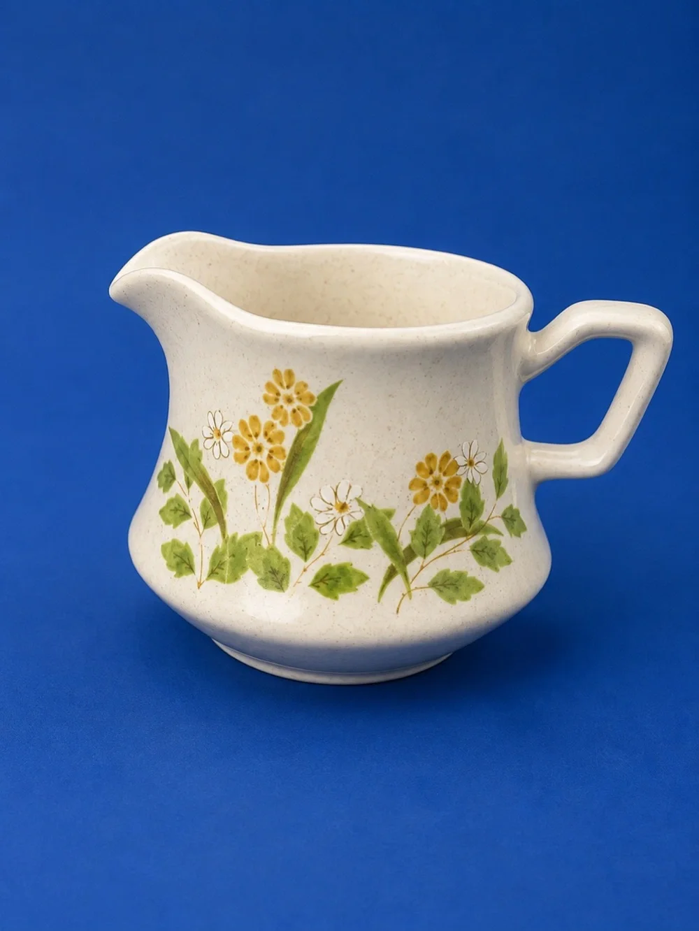 Nikko Ironstone Sunshine Floral Pattern Creamer-  Vintage 1970s Made in Japan